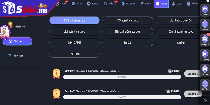 Nhà cái liên tục đưa ra hàng loạt sự kiện ưu đãi phong phú