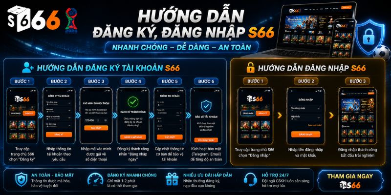 hướng dẫn đăng ký và đăng nhập S66